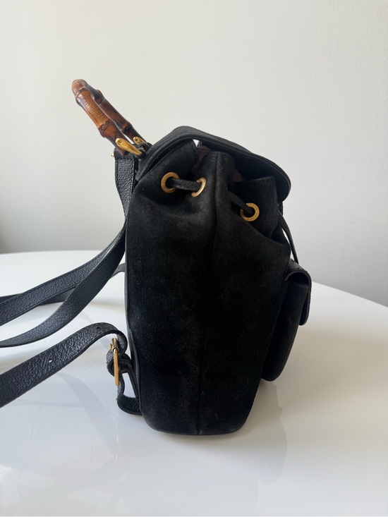 Gucci Mini Bamboo Suede Backpack main image 12